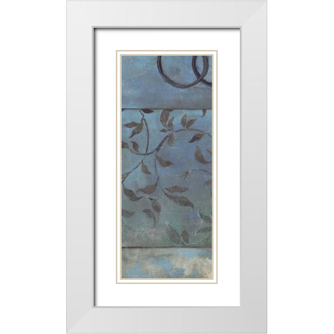 . White Modern Wood Framed Art Print with Double Matting by Haynes, Smith