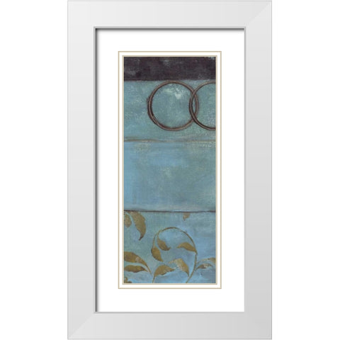 . White Modern Wood Framed Art Print with Double Matting by Haynes, Smith