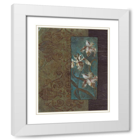 . White Modern Wood Framed Art Print with Double Matting by Haynes, Smith