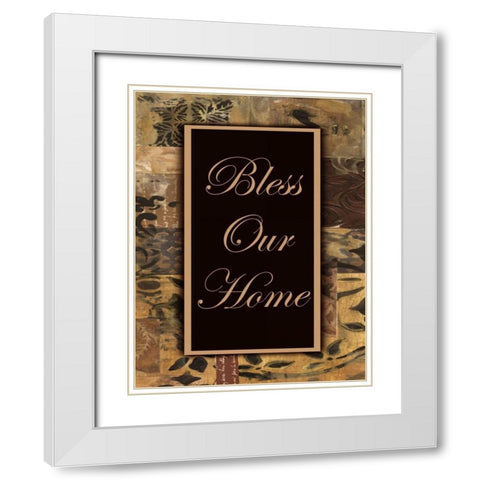 . White Modern Wood Framed Art Print with Double Matting by Haynes, Smith