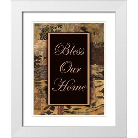. White Modern Wood Framed Art Print with Double Matting by Haynes, Smith