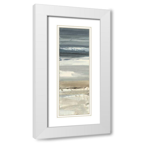 Creamy Memories 2 White Modern Wood Framed Art Print with Double Matting by Haynes, Smith