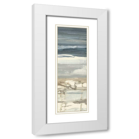 Creamy Memories 3 White Modern Wood Framed Art Print with Double Matting by Haynes, Smith
