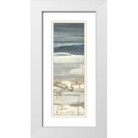 Creamy Memories 3 White Modern Wood Framed Art Print with Double Matting by Haynes, Smith