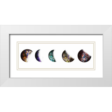 Hello From Above White Modern Wood Framed Art Print with Double Matting by Lewis, Sheldon