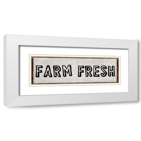 Fresh Produce White Modern Wood Framed Art Print with Double Matting by Lewis, Sheldon