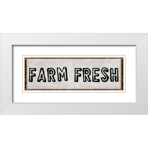 Fresh Produce White Modern Wood Framed Art Print with Double Matting by Lewis, Sheldon