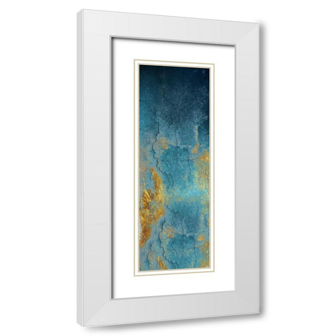 Evening Sky 1 White Modern Wood Framed Art Print with Double Matting by Lewis, Sheldon