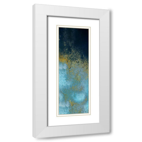 Evening Sky 2 White Modern Wood Framed Art Print with Double Matting by Lewis, Sheldon