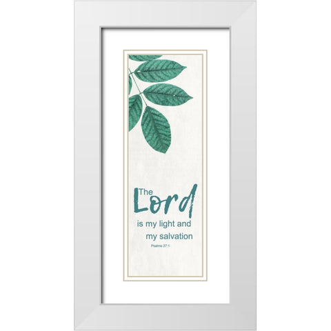 My Salvation White Modern Wood Framed Art Print with Double Matting by Lewis, Sheldon