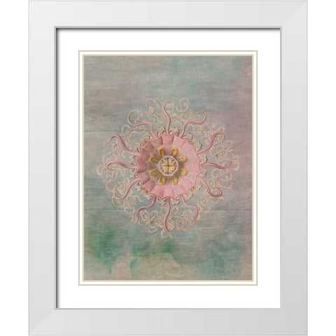 Taste The Ocean White Modern Wood Framed Art Print with Double Matting by Lewis, Sheldon