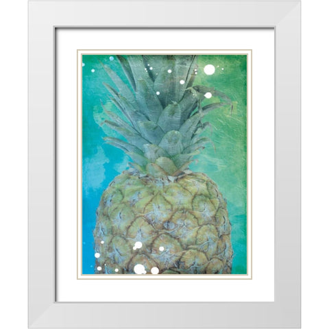 Tropical Pine White Modern Wood Framed Art Print with Double Matting by Lewis, Sheldon