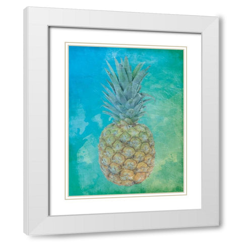 Sweet Pine White Modern Wood Framed Art Print with Double Matting by Lewis, Sheldon