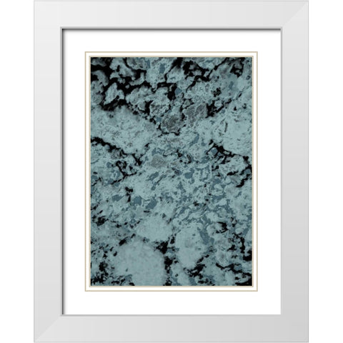 Pure Abstract 2 White Modern Wood Framed Art Print with Double Matting by Lewis, Sheldon