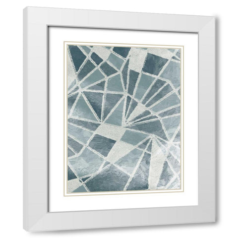 Pure Contemporary 1 White Modern Wood Framed Art Print with Double Matting by Lewis, Sheldon