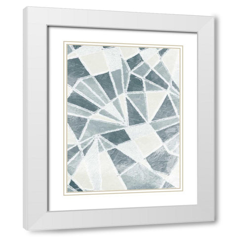 Pure Contemporary White Modern Wood Framed Art Print with Double Matting by Lewis, Sheldon