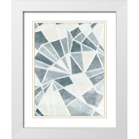 Pure Contemporary White Modern Wood Framed Art Print with Double Matting by Lewis, Sheldon