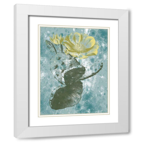 Almost Midnight White Modern Wood Framed Art Print with Double Matting by Lewis, Sheldon