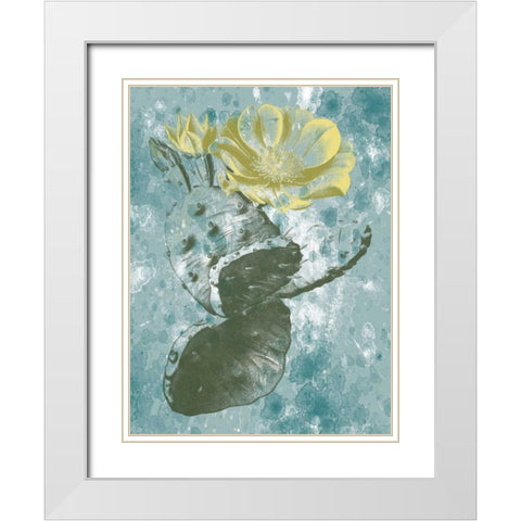Almost Midnight White Modern Wood Framed Art Print with Double Matting by Lewis, Sheldon