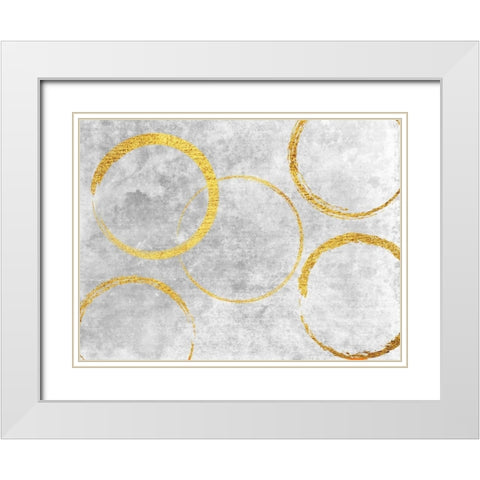 In The Loop White Modern Wood Framed Art Print with Double Matting by Lewis, Sheldon