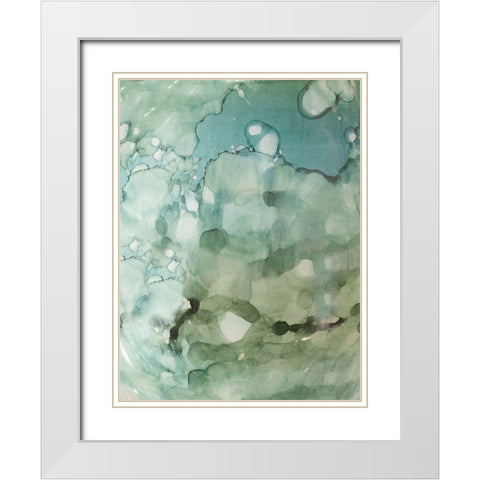 Sephora White Modern Wood Framed Art Print with Double Matting by Lewis, Sheldon