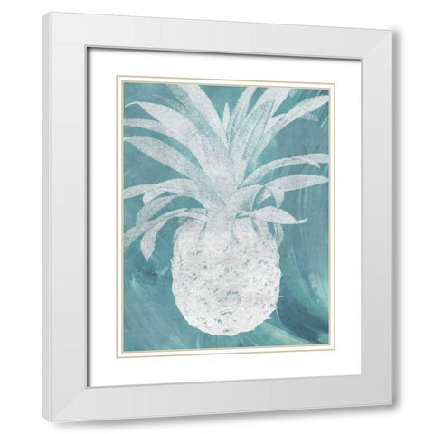 Pine 2 White Modern Wood Framed Art Print with Double Matting by Lewis, Sheldon