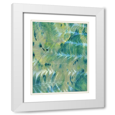 Deep In TheTropic 2 White Modern Wood Framed Art Print with Double Matting by Lewis, Sheldon