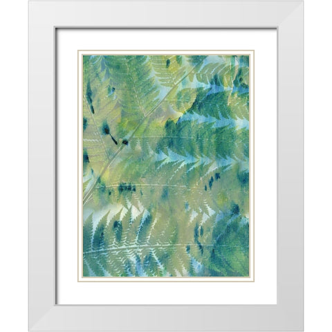 Deep In TheTropic 2 White Modern Wood Framed Art Print with Double Matting by Lewis, Sheldon