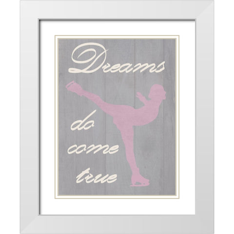 Special Girl White Modern Wood Framed Art Print with Double Matting by Lewis, Sheldon