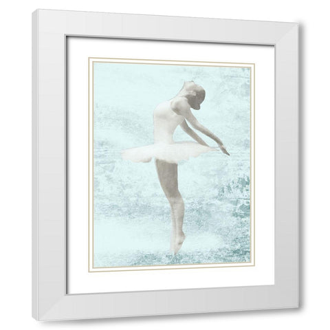 Champion White Modern Wood Framed Art Print with Double Matting by Lewis, Sheldon