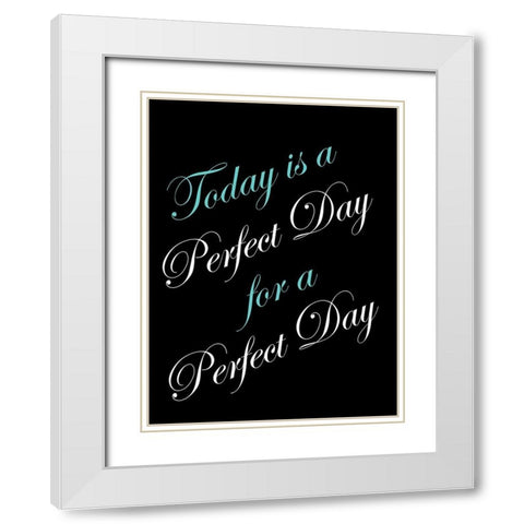 Perfect Day White Modern Wood Framed Art Print with Double Matting by Lewis, Sheldon