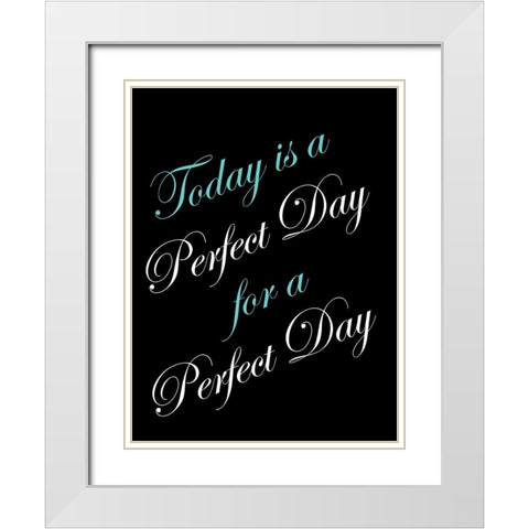 Perfect Day White Modern Wood Framed Art Print with Double Matting by Lewis, Sheldon