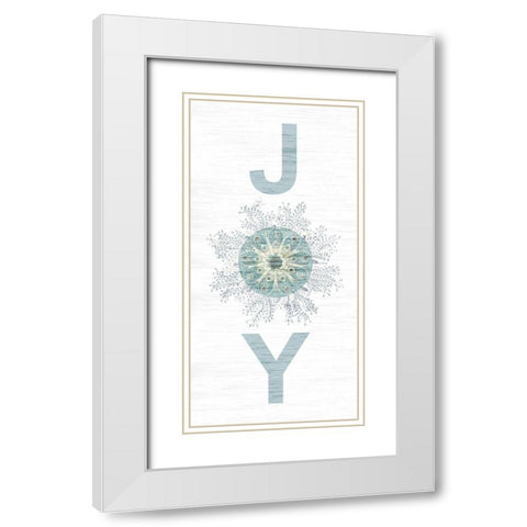 Coast To Joy White Modern Wood Framed Art Print with Double Matting by Lewis, Sheldon