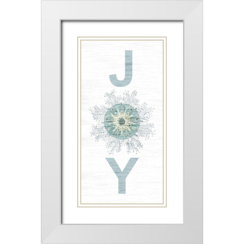 Coast To Joy White Modern Wood Framed Art Print with Double Matting by Lewis, Sheldon