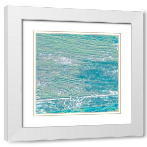 Taste The Tropics White Modern Wood Framed Art Print with Double Matting by Lewis, Sheldon