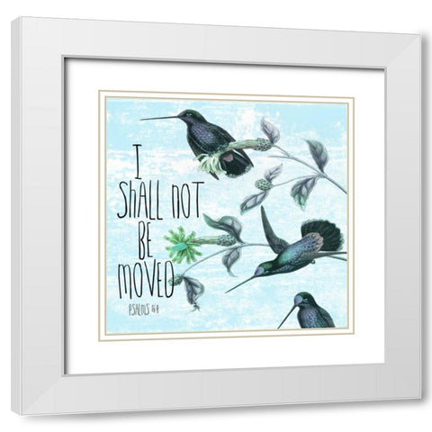 I Shall Not White Modern Wood Framed Art Print with Double Matting by Lewis, Sheldon