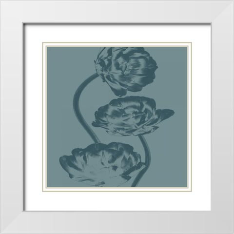 Pure 2 White Modern Wood Framed Art Print with Double Matting by Lewis, Sheldon