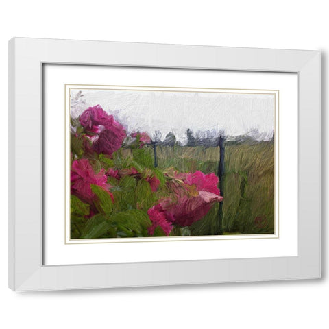 Seeing What Monet Saw White Modern Wood Framed Art Print with Double Matting by Butcher, Sarah