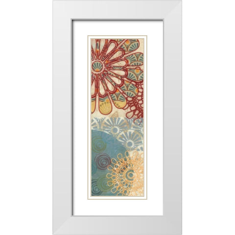 FLORA TRANCE VI White Modern Wood Framed Art Print with Double Matting by Greene, Taylor