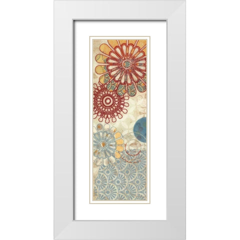 FLORA TRANCE VIII White Modern Wood Framed Art Print with Double Matting by Greene, Taylor