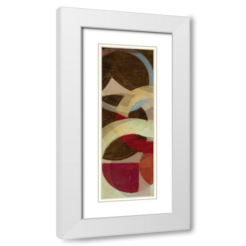 HALO WEAVE III White Modern Wood Framed Art Print with Double Matting by Greene, Taylor