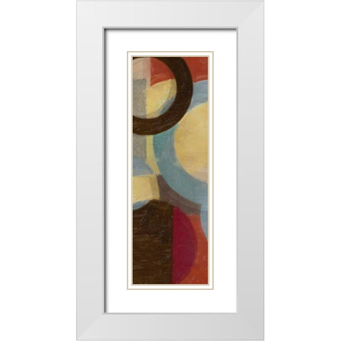 HALO WEAVE V White Modern Wood Framed Art Print with Double Matting by Greene, Taylor