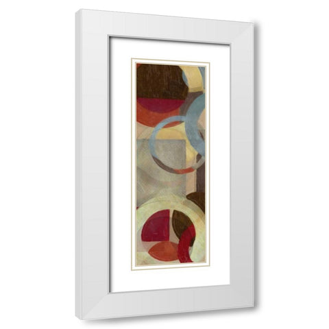 HALO WEAVE VI White Modern Wood Framed Art Print with Double Matting by Greene, Taylor