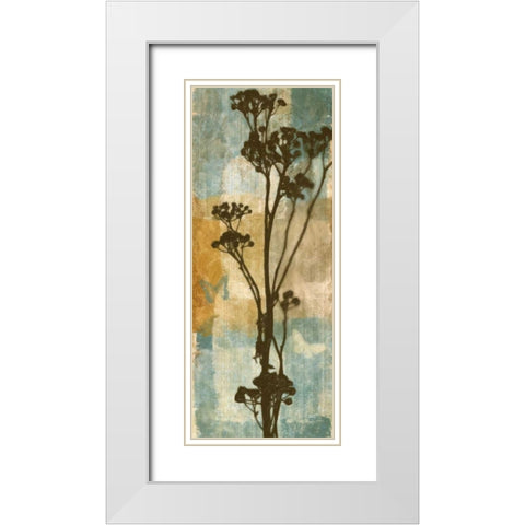 BOTANICAL BEAUTY I White Modern Wood Framed Art Print with Double Matting by Greene, Taylor