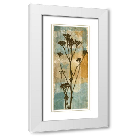 BOTANICAL BEAUTY II White Modern Wood Framed Art Print with Double Matting by Greene, Taylor