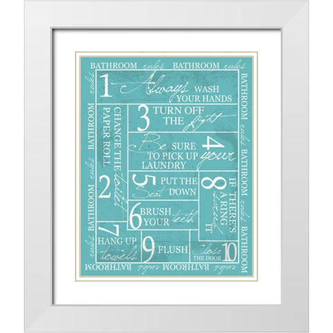 3 Turn Off the Lights C2 White Modern Wood Framed Art Print with Double Matting by Greene, Taylor