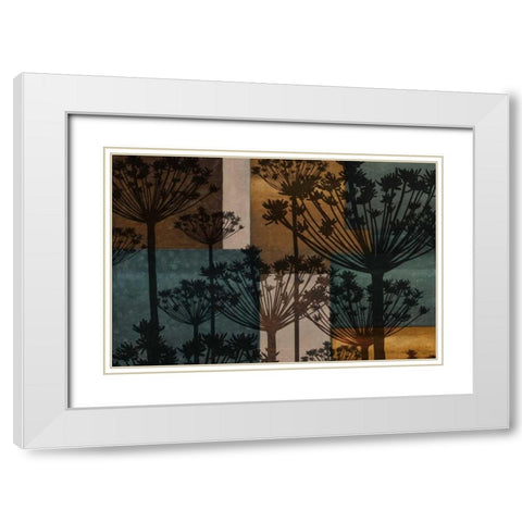 SUMMER BREEZE II White Modern Wood Framed Art Print with Double Matting by Greene, Taylor
