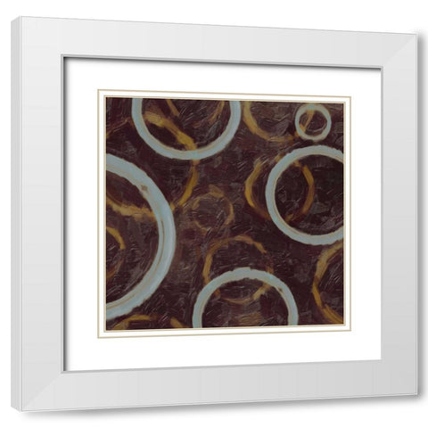 GOING IN CIRCLES I White Modern Wood Framed Art Print with Double Matting by Greene, Taylor