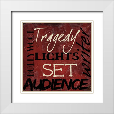 LIGHTS CAMERA ACTION_SET White Modern Wood Framed Art Print with Double Matting by Greene, Taylor