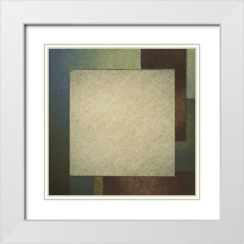 Contemporary Border 2 White Modern Wood Framed Art Print with Double Matting by Greene, Taylor